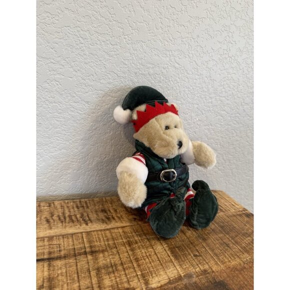 2001 Starbucks Bearista Bear Holiday Elf 17th Edition Christmas Plush - Picture 3 of 8